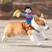Stibadium Halloween Dog Clothes Dress Cartoon Pet Cowboy Horseback Riding Suit Cosplay Pet Supplies