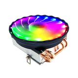 Andoer CPU Cooler 4 Copper Heat Pipes 3Pin Colorful Quiet Cooling Fan Replacement for Intel LGA 775/1150/1155/1156/1151/1366 AM2/3/4 FM1/FM2