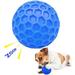 ISENVO Squeaky Dog Ball Squeaky Dog Toys Durable Dog Chew Ball Dog Treat Ball Food Dispensing Toy for Teething Fit for Small Medium Large Dogs with Non-Toxic Natural Rubber