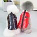 Small Dogs Cats Cotton Coat Puppy Outfit Dog Warm Vest With Zipper Design