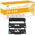 Toner H-Party DR630 Drum Unit Compatible for Brother DR630 DR-630 HL-L2340DW L2380DW L2340DWR DCP-L2500D L2540DNR MFC-L2720DW L2700DW (Black 2 Pack)