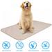 Stibadium Pet Pads Natural Bamboo Fiber Premium Waterproof Pet Pad And Bed Mat For Dog Reusable Washable Dog PetLeak Proof Pee Pads For Dog Gray L