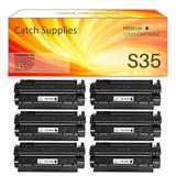 Catch Supplies Compatible Toner for Canon S35(NA) FX8 imageClass D300/D320/D340/D360/D383 L170/L400 FAX-L380/L380S/L390 (Black 6-Pack)