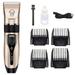 Electric Professional USB Dog Clippers Low Noise Rechargeable Pet Trimmers Cordless Pet Grooming Kit Electric Pet Hair Clippers Dog Shavers with LED Display Nail Kits Replacement Blade