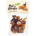 Pet n Shape Sweet Potato Chews â€“ Natural Duck Wrapped Sweet Potato Dog Treats - 8 Ounce