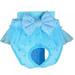 Dog Diapers Pants Reusable Dog Diapers Female Washable Sanitary Wraps Panties (Blue/S)