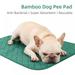 Pet Toilet Training Pads Natural Bamboo Fiber Premium Pet Pad Waterproof And Bed Mat For Dog Reusable Washable Leak Proof Pee Pads For Dog