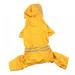 Waterproof Reflective Dog Raincoat - Adjustable Pet Jacket Light Dog Hooded Poncho Suitable for Large and Super Large Dogs 3XL-7XL