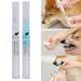 2pcs Pet Teeth Cleaning Pen Kit Dog Cat Tooth Scaler Dog Tartar Dental Stone Cleaning Pen Pet Dog/Cat Beauty Toothbrush Pet Dental Hygiene Kit White+Blue