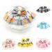 SPRING PARK Pet Dog Cat Turban Bib Cute Floral Print Collar Necklace Lace Bowknot Clothing Decorative