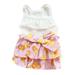 XWQ Pet Clothes Super Soft Eye-catching Cotton Small Dog Cat Print Princess Dress Pet Apparel for Daily Wear