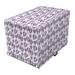 Hot Air Balloon Dog Crate Cover Sky Transporation Vehicles in Purple Tones Repetitive Pattern Easy to Use Pet Kennel Cover Small Dogs Puppies Kittens 7 Sizes Mauve Quartz and Lilac by Ambesonne