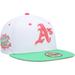 Men's New Era White/Green Oakland Athletics Watermelon Lolli 59FIFTY Fitted Hat