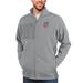 Men's Antigua Gray USMNT Course Full-Zip Jacket