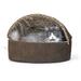Heated Thermo-Kitty Cat Leopard Deluxe Bed by K&H Pet Products in Mocha Leopard (Size LARGE)