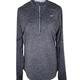 Nike Tops | Nike Dri Fit Woman’s Running Quarter Zip Thumbholes Grey Sz.L | Color: Gray | Size: L