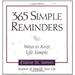 365 Simple Reminders : Ways to Keep Life Simple 9780740706813 Used / Pre-owned