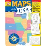 Pre-Owned Maps of the Usa Grade 1 - 6 Teacher Resource (Paperback) 1557999554 9781557999559