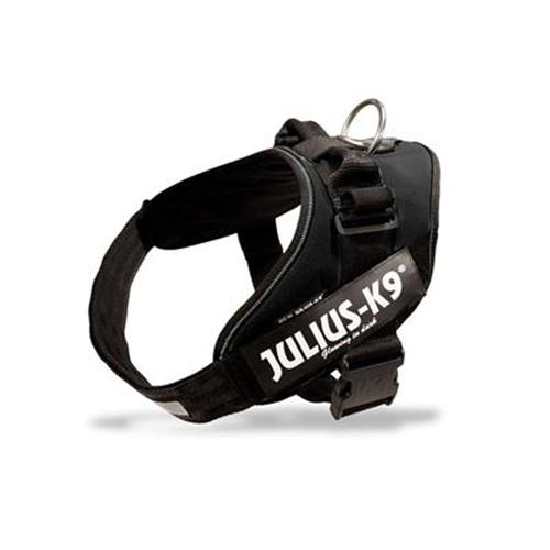 JULIUS-K9® Powergeschirr mit 58 - 76 cm Brustumfang in schwarz