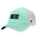 Men's Fanatics Branded Light Blue/White Seattle Kraken Authentic Pro Rink Trucker Snapback Hat