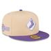 Men's New Era Peach/Purple Chicago White Sox 2005 World Series Side Patch 59FIFTY Fitted Hat