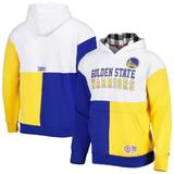 Men's Tommy Jeans White/Royal Golden State Warriors Andrew Split Pullover Hoodie