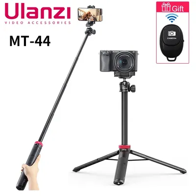 Ulanzi MT-44 Extend Live Stream Trépied de 42 pouces avec support de montage pour téléphone Prise de
