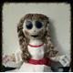 Annebelle, Hand Made Rag Doll, OOAK Collectors Item, Horror