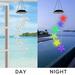 Kiplyki Wholesale Colorful Color Changing Outdoor Waterproof Solar Wind Chime Lamp