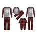 Merry Christmas Pajamas Family Women Men Kids Girl Boy Cotton Sleepwear Set Xmas Pjs Long Sleeve Top Pants Outfits