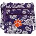 Vera Bradley Clemson Tigers Rain Garden Triple-Zip Hipster Crossbody Bag