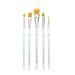 Royal & Langnickel AQUALON WISPâ„¢ - Watercolor and Acrylic Paint Brush Set - Angular 5pc