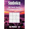 Sudoku: Sudoku 200 Classic Puzzles - Volume 8 : 4 Levels - Easy to Expert (Series #8) (Paperback)