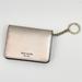 Kate Spade Bags | Kate Spade Rose Gold Leather Card Holder Keychain | Color: Gold | Size: Os