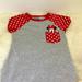 Disney Shirts & Tops | Disney Blouse Girls Size Small 10/12 Pre Owned | Color: Red/Silver | Size: 10g
