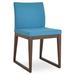 sohoConcept Aria Wood Side Chair Boucle/Upholstered in Brown | 31 H x 17 W x 21 D in | Wayfair DC1091-21