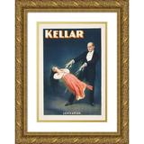 Strobridge and Co. Lith. 11x14 Gold Ornate Wood Frame and Double Matted Museum Art Print Titled - Cellar (1894)