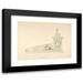 G. Clark Stanton 18x14 Black Modern Framed Museum Art Print Titled - Design for a Desk with Decorations from a Midsummer Night s Dream (1851)
