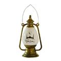 Ramadan Lamp Eid Ramadan Lights Candlestick Light Ornaments Mubarak Decorative Lamp Vintage Style Table Lamp Ramadan Festival LED Lantern for Ramadan Holiday Decor