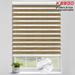 Keego 85% Blackout Cordless Zebra Shades Light Filtering Roller Shade Privacy Window Blinds Customizable Color and Size for Home Office Windows Brown 58 w x 48 h