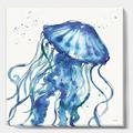 Designart Blue Deep Sea X Coastal gallery-wrapped Canvas