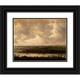 Jan van Goyen 18x15 Black Ornate Wood Framed Double Matted Museum Art Print Titled - Panoramic View of the River Spaarne and the Haarlemmermeer (In or After 1644)