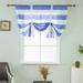 WEPRO Beauty Roman Curtain Short Sheer Tie Up Window Balloon Shade Sheer Voile