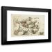 Domenico Mondo 14x11 Black Modern Framed Museum Art Print Titled - Apotheosis of a Hero