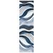 SAFAVIEH Hollywood Dalton Abstract Runner Rug Grey/Blue 2 3 x 14