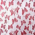 Wuffmeow Butterfly Tassel String Door Curtain Single Curtain Panel 11Colors 39.4 x78.8