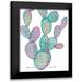 Urban Mary 15x18 Black Modern Framed Museum Art Print Titled - Lovely Llamas Cactus Grow