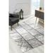 Rug Branch Modern Abstract Boho Grey Beige Indoor Area Rug - 6x9