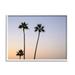 Stupell Industries Tropical Tall Palm Trees Sunrise Sunset Photography 14 x 11 Design by Kathy Mansfield