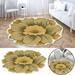 Carpet Heat Transfer 3D Shaped Flower Floor Mat Sofa Bedroom Living Room Carpet